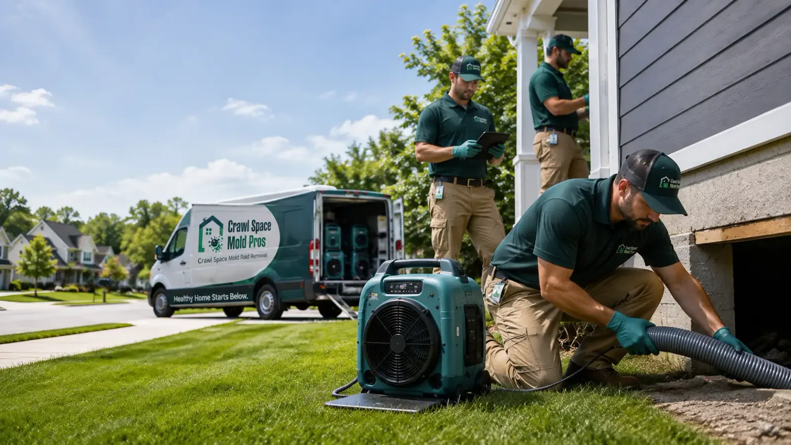 Crawl Space Mold Removal in Marysville, IN